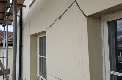 Close-Up of Paint Damage on Tickford Arcade