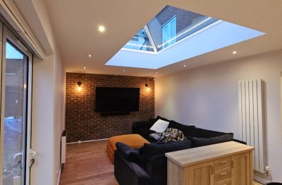 Freshly Painted Modern Kitchen Walls and Ceilings